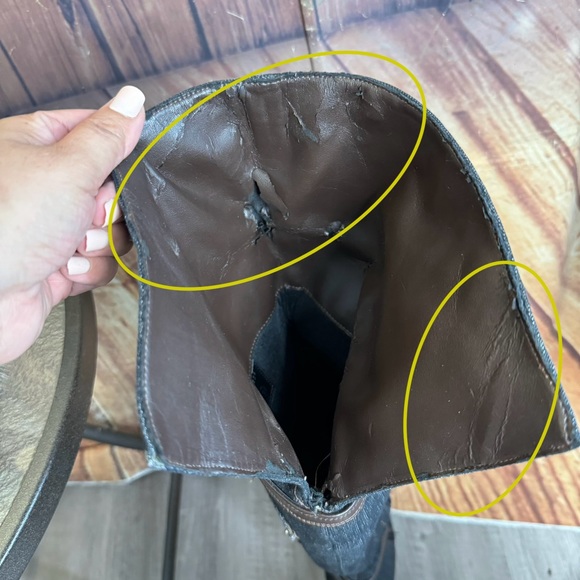 Women’s Sexy Denim Over the Knee Stiletto Heel Boots Size 8 - Picture 11 of 13